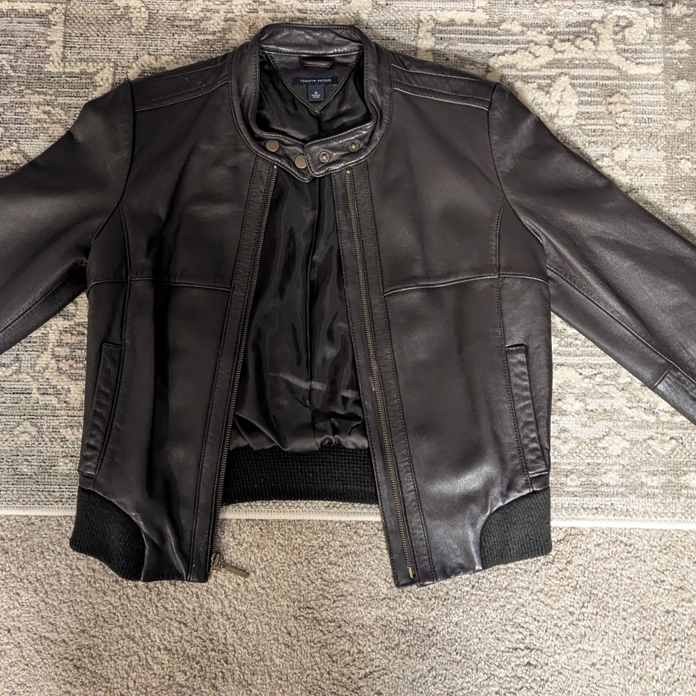 Tommy Hilfiger Dark Brown Bomber Jacket